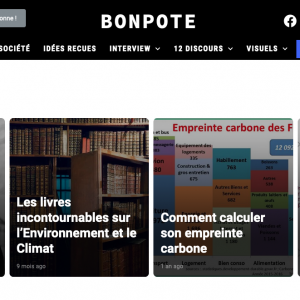 Bon Pote, le média qui informe sur le changement climatique.
