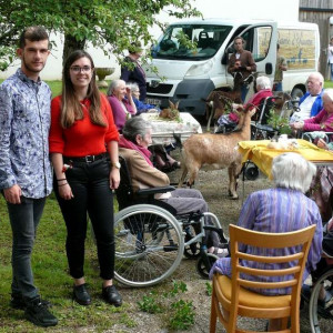 Une mini ferme dans un Ephad